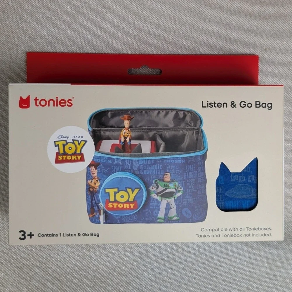 Tonies Listen & Go Bag Kids OS Blue NWT Disney Toy Story Carrying Case 11001762